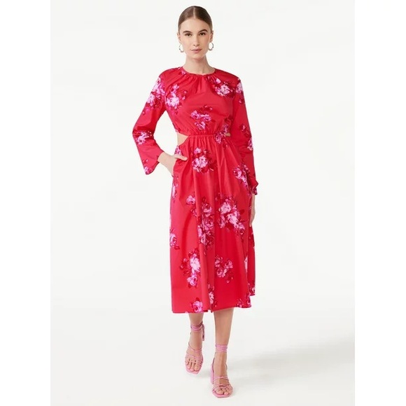 Dresses & Skirts - Walmart Scoop Midi Dress